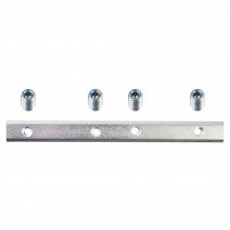 produkt - Connector Link with Screws (for 4040 Aluminium T-Slot Profiles) - Set of 4 Aluminium Strut Profiles