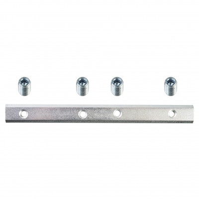 Connector Link with Screws (for 4040 Aluminium T-Slot Profiles) - Set of 4 Aluminium Strut Profiles