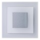 SunLED Porco Cool White LED Glass Wall Lights