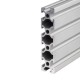 Aluminium Systemprofil 20x80 Nut 6 mm lang 200-2000 mm Profile Aluminiowe Konstrukcyjne