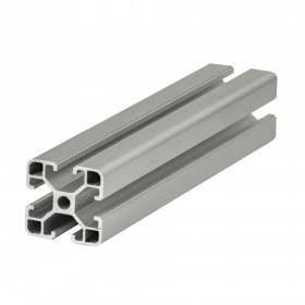 Aluminium strut profile 40x40 slot 8 mm long 200-2000 mm