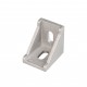Set of 4 L-Shaped Corner Joint Brackets (for Profile 3030 Aluminium T-Slot Profiles) Aluminium Strut Profiles