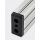 Aluminium End Connector with Screws (for 3060 Aluminium T-Slot Profiles) - Set of 4 Aluminium Strut Profiles