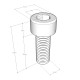Aluminium End Connector with Screws (for 4080 Aluminium T-Slot Profiles) Aluminium Strut Profiles