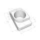 Set of 20 M5 Hammer Head Drop-in T-Nuts (for 2020 Aluminium T-Slot Profiles) Aluminium Strut Profiles