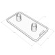 Zaślepka plastikowa 2040 - zestaw 16 sztuk Profile Aluminiowe Konstrukcyjne