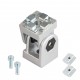 Adjustment Angle Connector with Accessories (for 4040 Aluminium T-Slot Profiles) Aluminium Strut Profiles